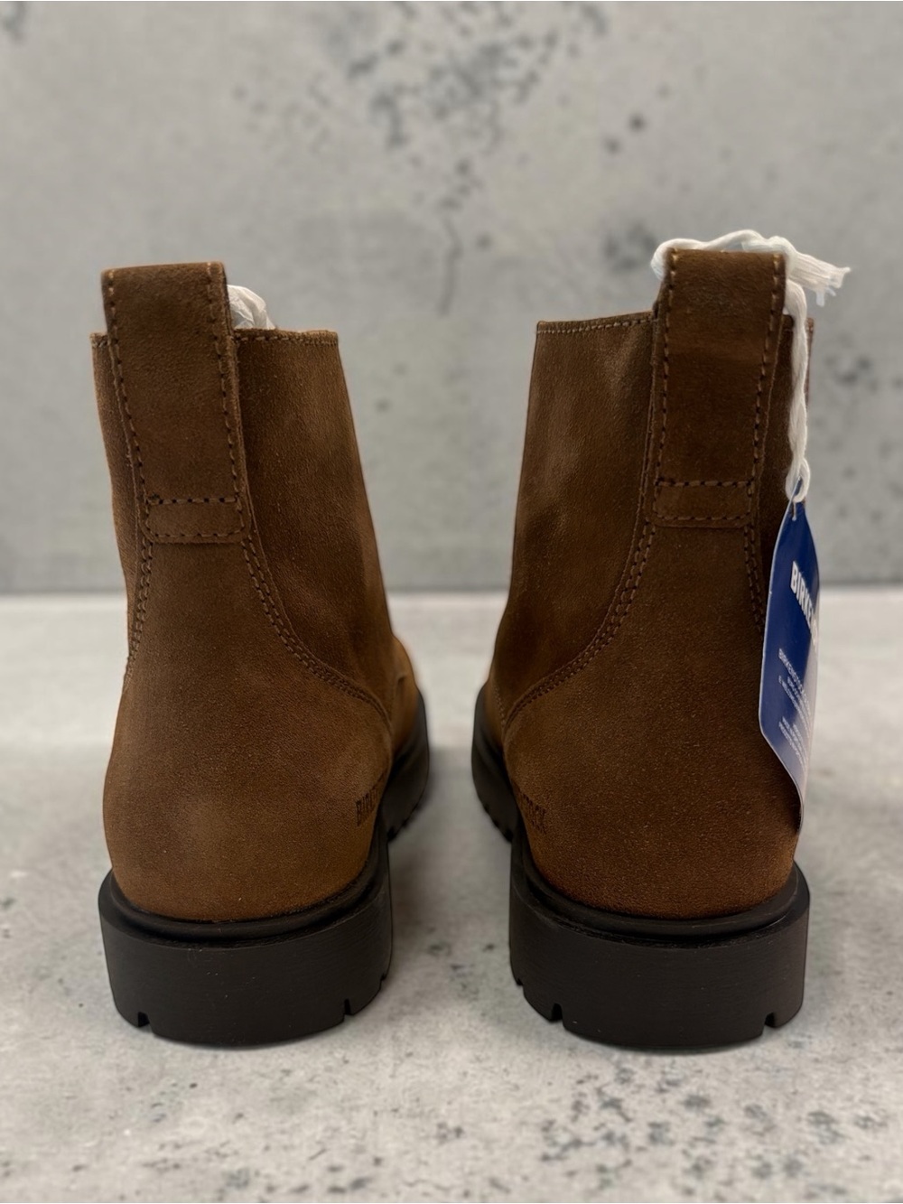 Birkenstock Brown Suede Lace-Up Ankle Booties - Picture 5 of 7